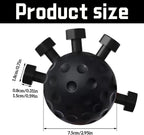 Five-Finger Trainer with Grip Ball - Finger Rehabilitation and Hand Strength Training Device, Portable Wrist Gripper and Exerciser