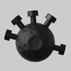 Five-Finger Trainer with Grip Ball - Finger Rehabilitation and Hand Strength Training Device, Portable Wrist Gripper and Exerciser
